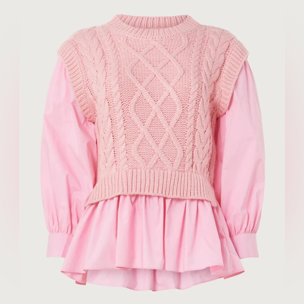 English Factory Cable Knit Sweater